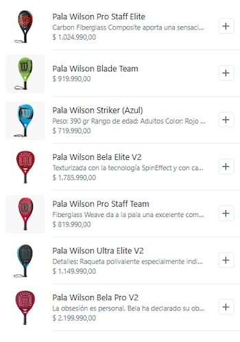 Las palas de pádel en