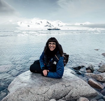 La periodista es una avezada