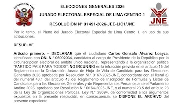 JEE archiva proceso de exclusión