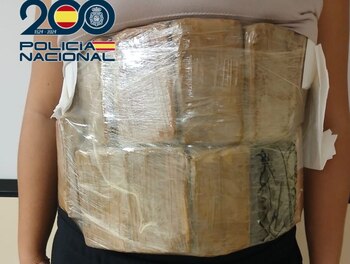 Los dos kilos de cocaína