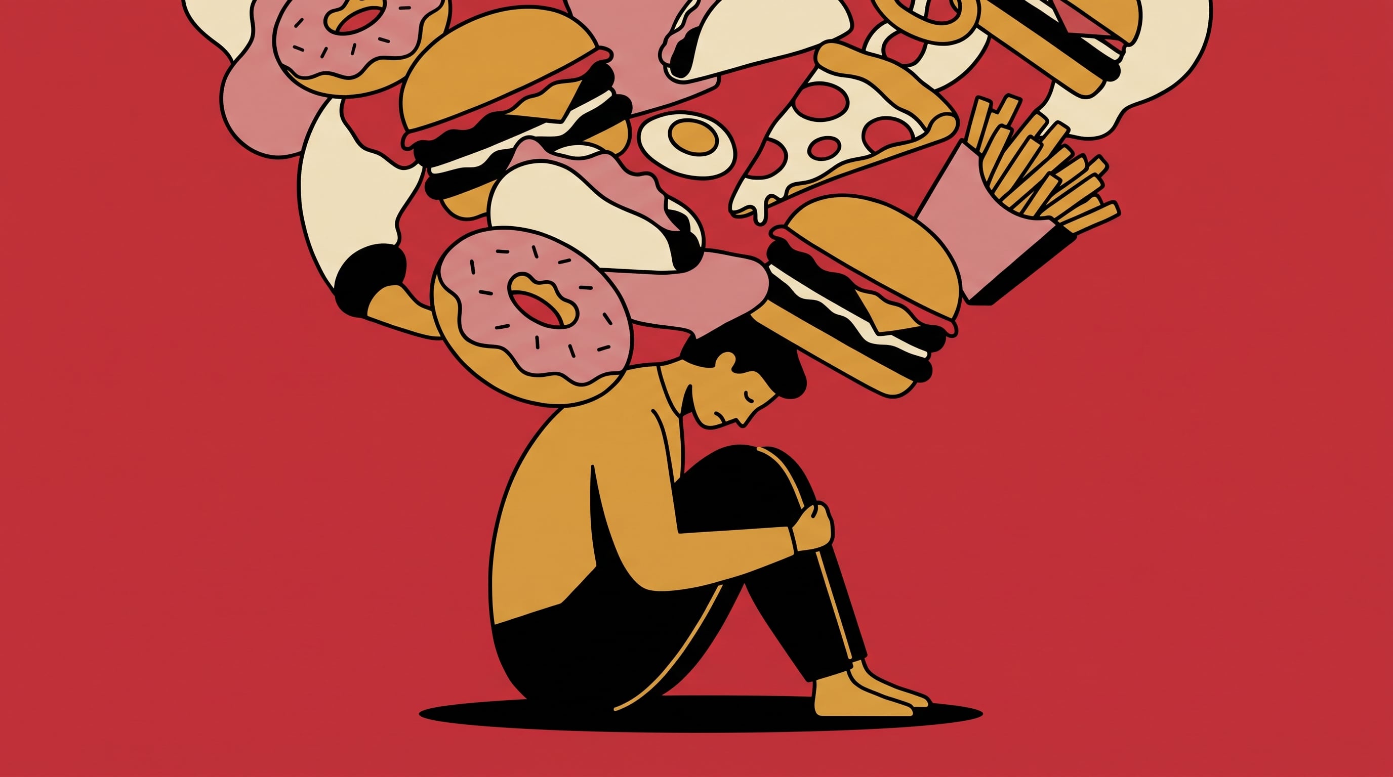 La sobrealimentación frecuente no equivale por sí sola a un trastorno alimentario, pero puede instalarse como una respuesta al cansancio (Imagen Ilustrativa Infobae)