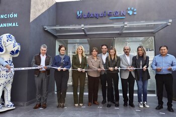 Delfina Gómez inaugura en