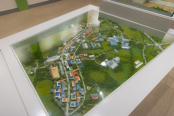 Maqueta de Tongilchon en el