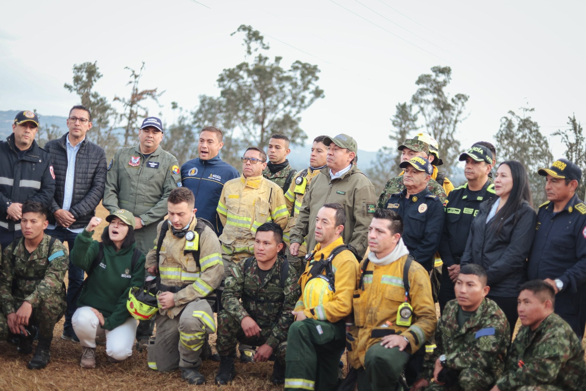 Dos incendios forestales activos en Boyacá: atienden emergencia en Iguaque