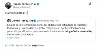 El alcalde de Montería respaldó