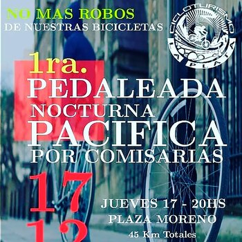 La convocatoria a la pedaleada