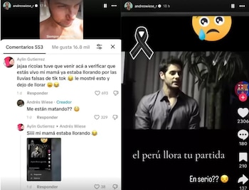 El actor peruano Andrés Wiese