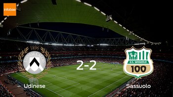 Udinese 2 - 2 Sassuolo