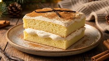Tiramisú de vainilla y canela
