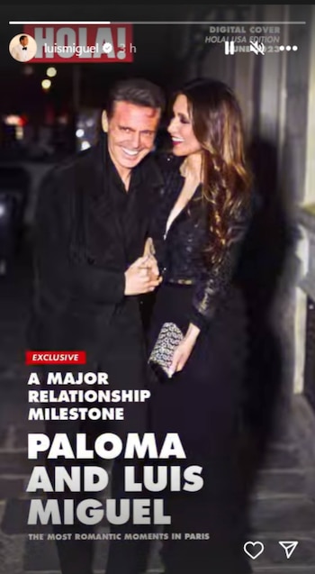 Luis Miguel posteó las fotos