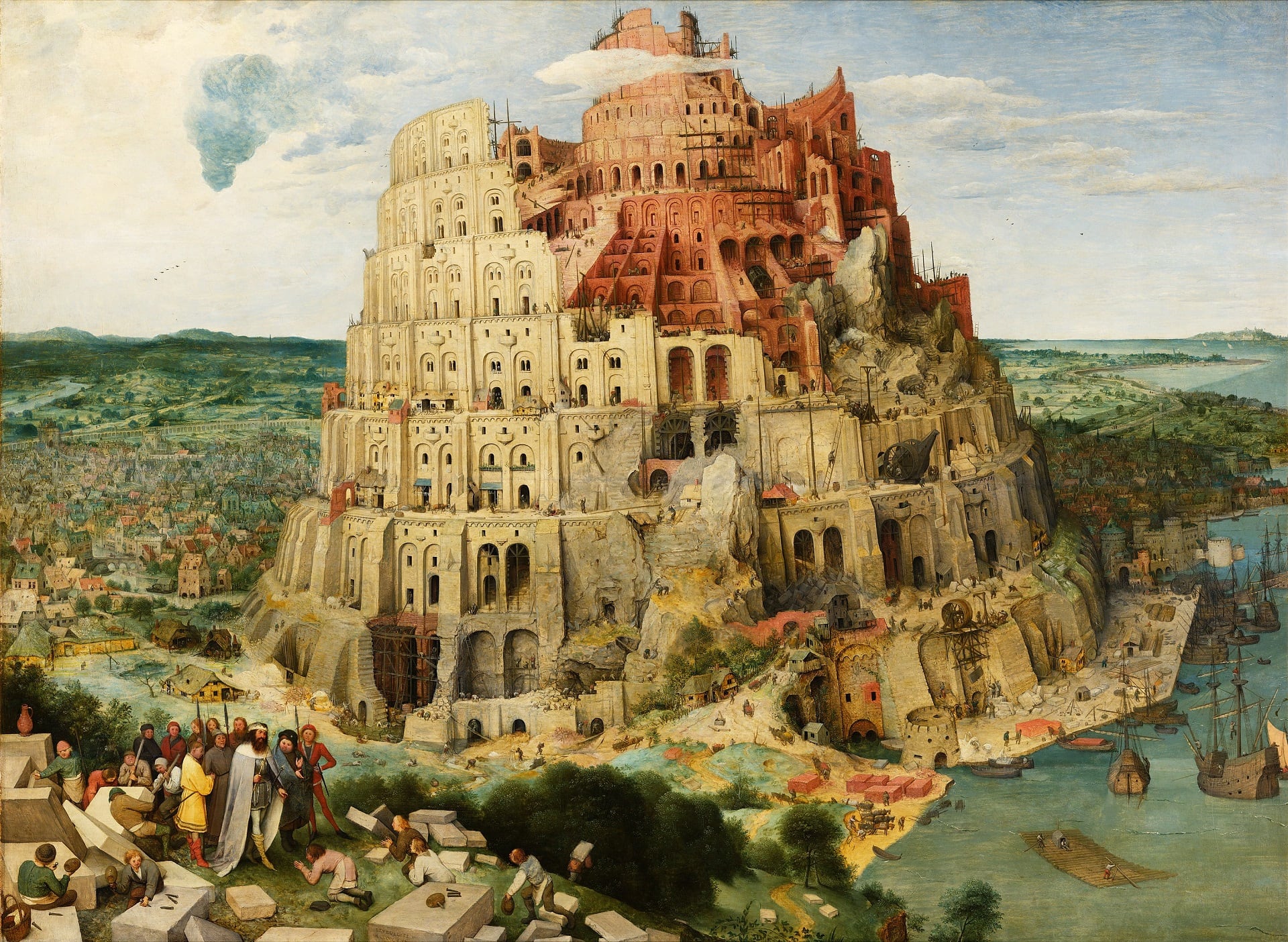“La torre de Babel” (1563) de Pieter Brueghel el Viejo
