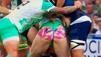 Un peculiar accidente dejó expuesta