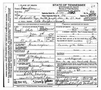 El certificado de defunción indica