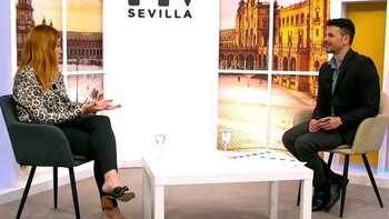 Leire Martínez y el periodista