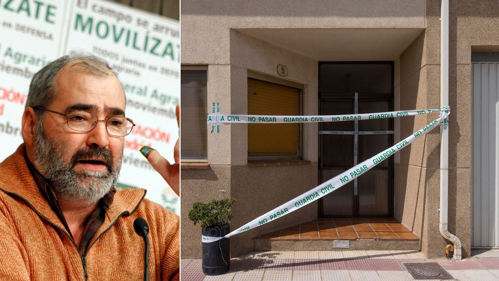 Encuentran el cuerpo sin vida y con signos de violencia del exsecretario de la Unión de Agricultores y Ganaderos de Aragón y de su mujer en su vivienda de Tauste (Zaragoza)