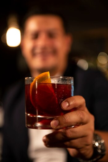 El bartender decidió homenajear a la Argentina con una de sus creaciones