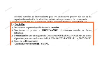 Documento del Poder Judicial
Créditos: