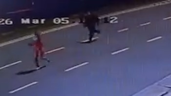 Las imágenes de Facundo Moyano corriendo detrás de Candela Arizaga: el recorrido que realizaron