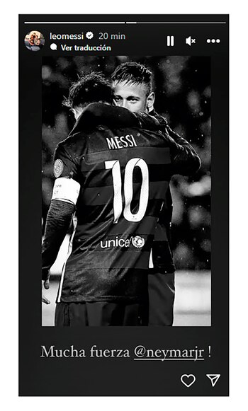 El saludo de Messi a