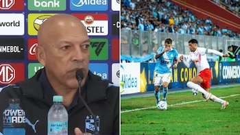 Roberto Mosquera lamentó empate ante Bragantino y criticó la cancha del Estadio Nacional: “Ahora es para eventos de shows y música”