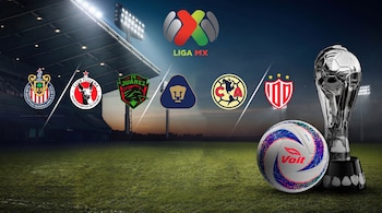 La estrategia apuntaría a que los 18 clubes cedan la gestión para el ciclo 2027-2028, con paquetes por días y horarios que unifiquen la oferta. (Ilustración Infobae México/ Jovani Perez)