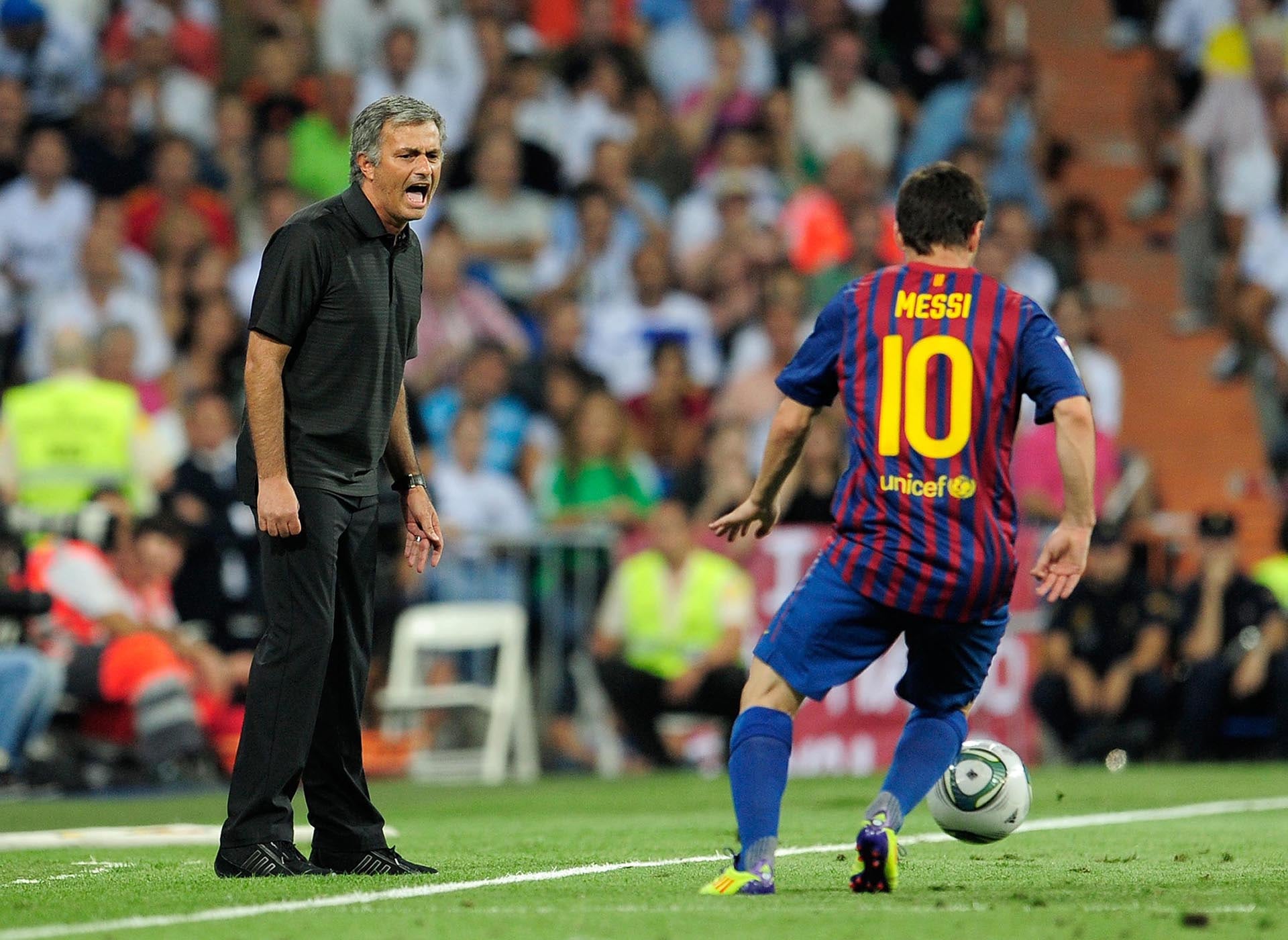 Mourinho se deshizo en elogios hacia Messi (AFP)