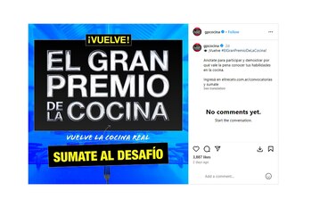 Se abrió la convocatoria para El Gran Premio de la Cocina