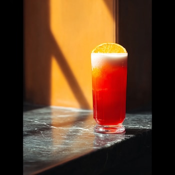 Campari y jugo de naranja