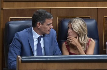 Pedro Sánchez y Yolanda Díaz