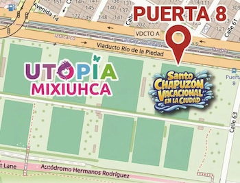 Onde fica Utopia Mixiuhca? Mapa
