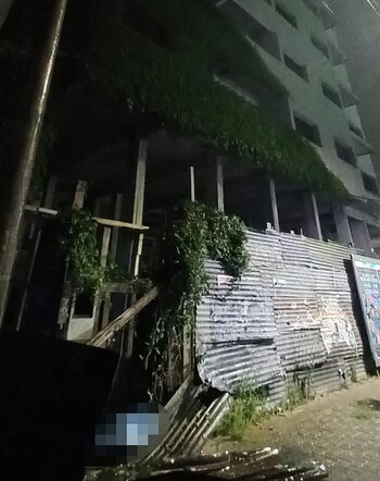Vista del edificio donde ocurrió