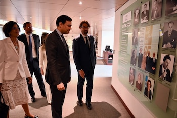 Salcedo afirmó que el encuentro en París permitió avanzar en el objetivo de proteger el patrimonio y consolidar la cooperación cultural internacional./ (Redes de Roberto Ángel Salcedo)