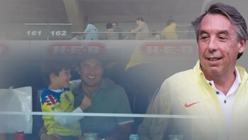 Checo Pérez y Emilio Azcárraga son captados apoyando al América; cuál es la relación entre el dueño de Televisa y el piloto