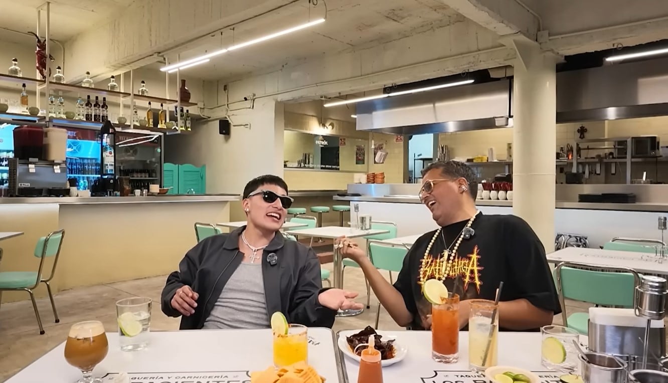 El Malilla recibió en su taquería al influencer Aldo Rendón (YT)