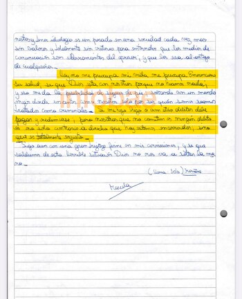 “Si mi hijo hizo o