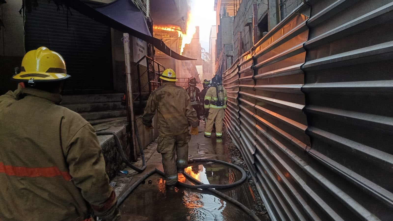 Es el segundo incendio en dos meses dentro del centro de abasto (Gobierno de Guerrero)