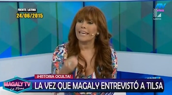 Magaly Medina responde sin filtros a Tilsa Lozano: “Su vida en verdad es patética”. Captura: Magaly TV La Firme.