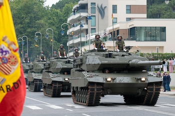 El desfile del Día de las Fuerzas Armadas