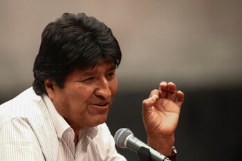 Bolivia's former President Evo Morales