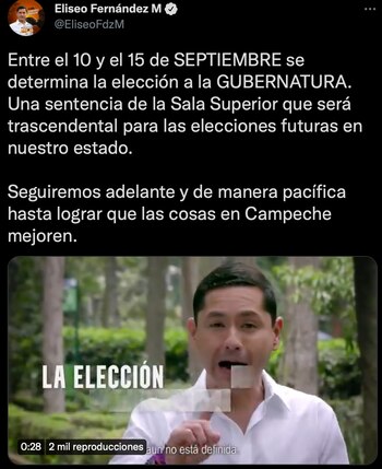 Eliseo Espera que el TEPJF