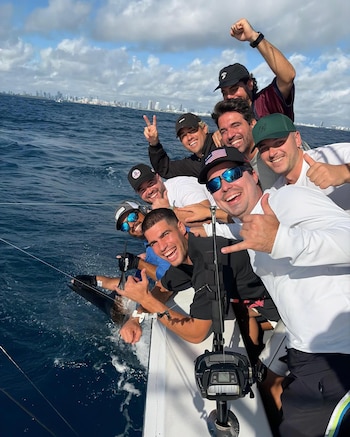 Carlos Alcaraz, durante sus vacaciones