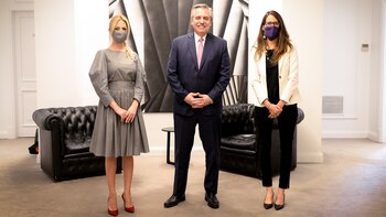 El presidente Alberto Fernández, Fabiola