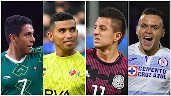 Luis Romo, Orbelín Pineda, Roberto