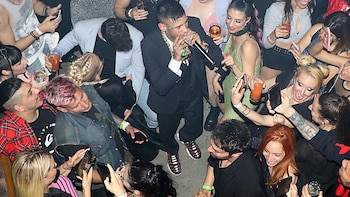 L-Gante también entonó algunas de