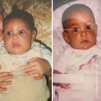 Desde el inicio, ambas revelaron que fueron adoptadas y que pasaron su infancia en el mismo vecindario de Connecticut, aunque no coincidieron hasta que llegaron a la adultez. (Cortesía: BBC World Service)