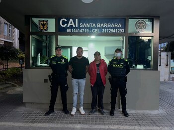 Los dos manifestantes fueron puestos