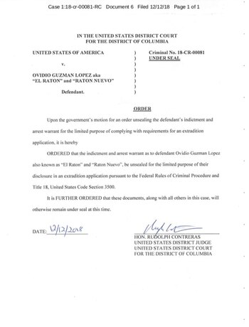 Estados Unidos solicitó la extradición