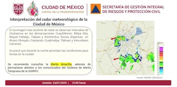 Se mantiene la alerta amarilla