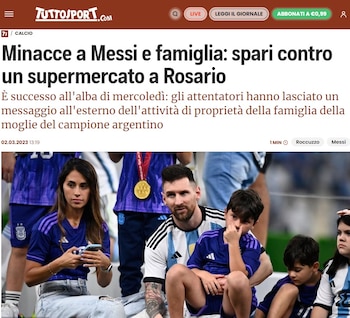 La portada de Tuttosport, influyente