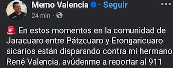 El hermano del diputado pidió